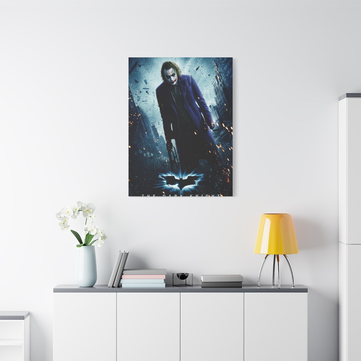 The Dark Knight The Joker Movie Poster Wall Art & Canvas Print