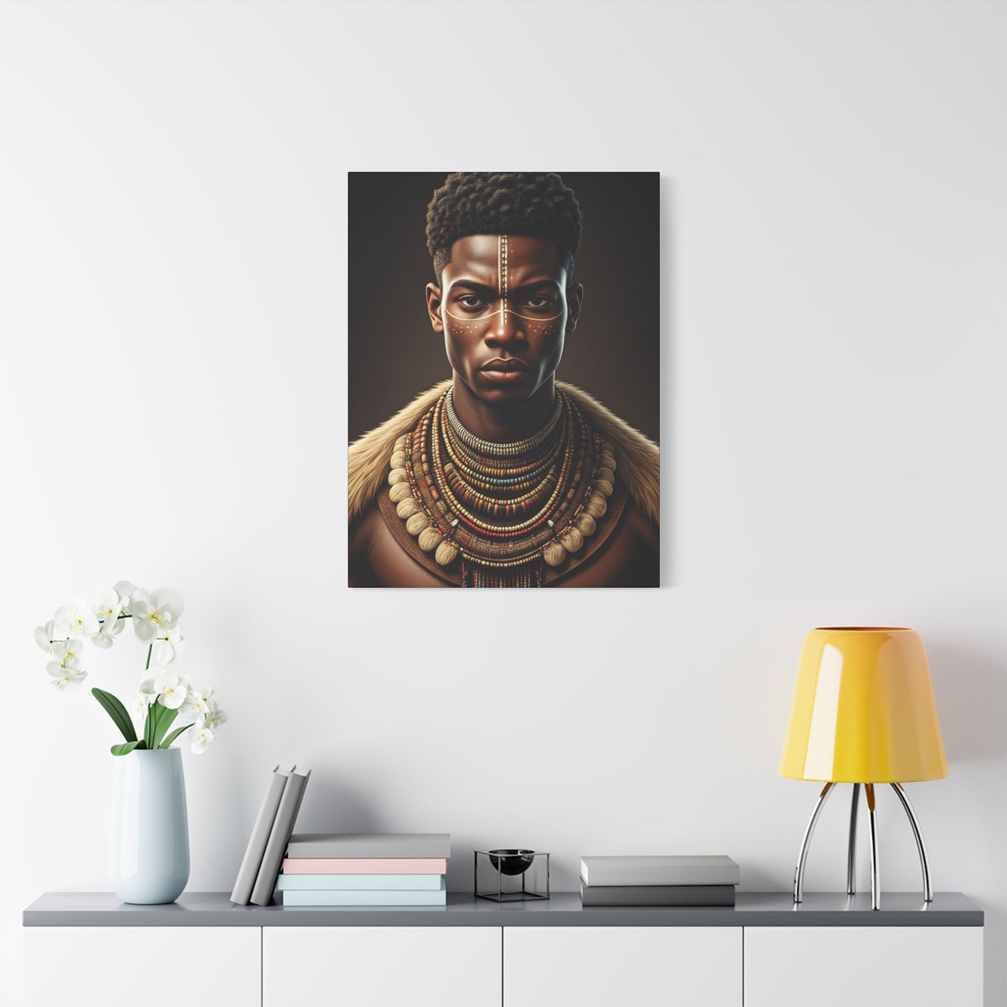 Warrior King Portrait Wall Art & Canvas Prints