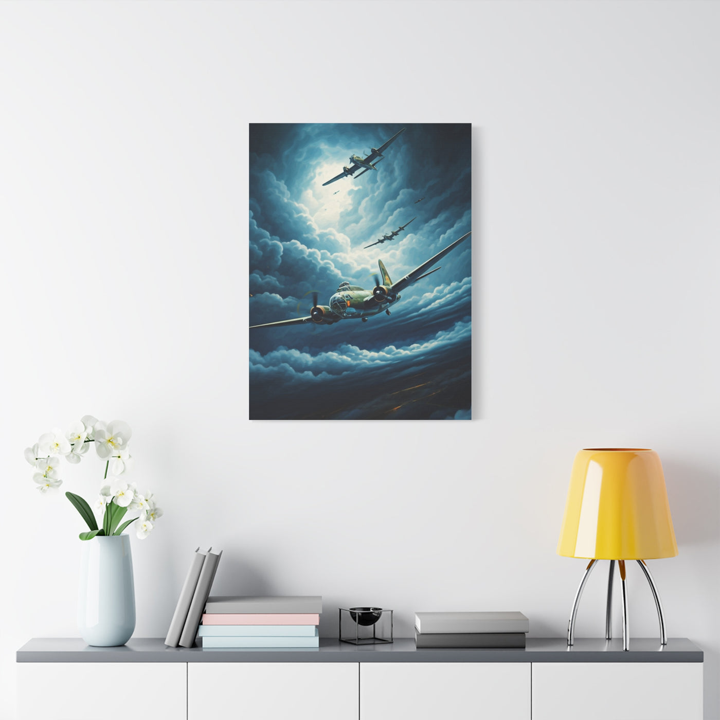 Thunder Squadron Dogfight Sky Wall Art & Canvas Prints