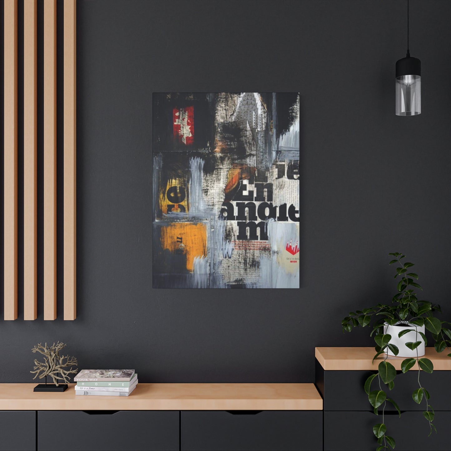Abstract Painting Mixed Media Wall Art & Canvas Prints