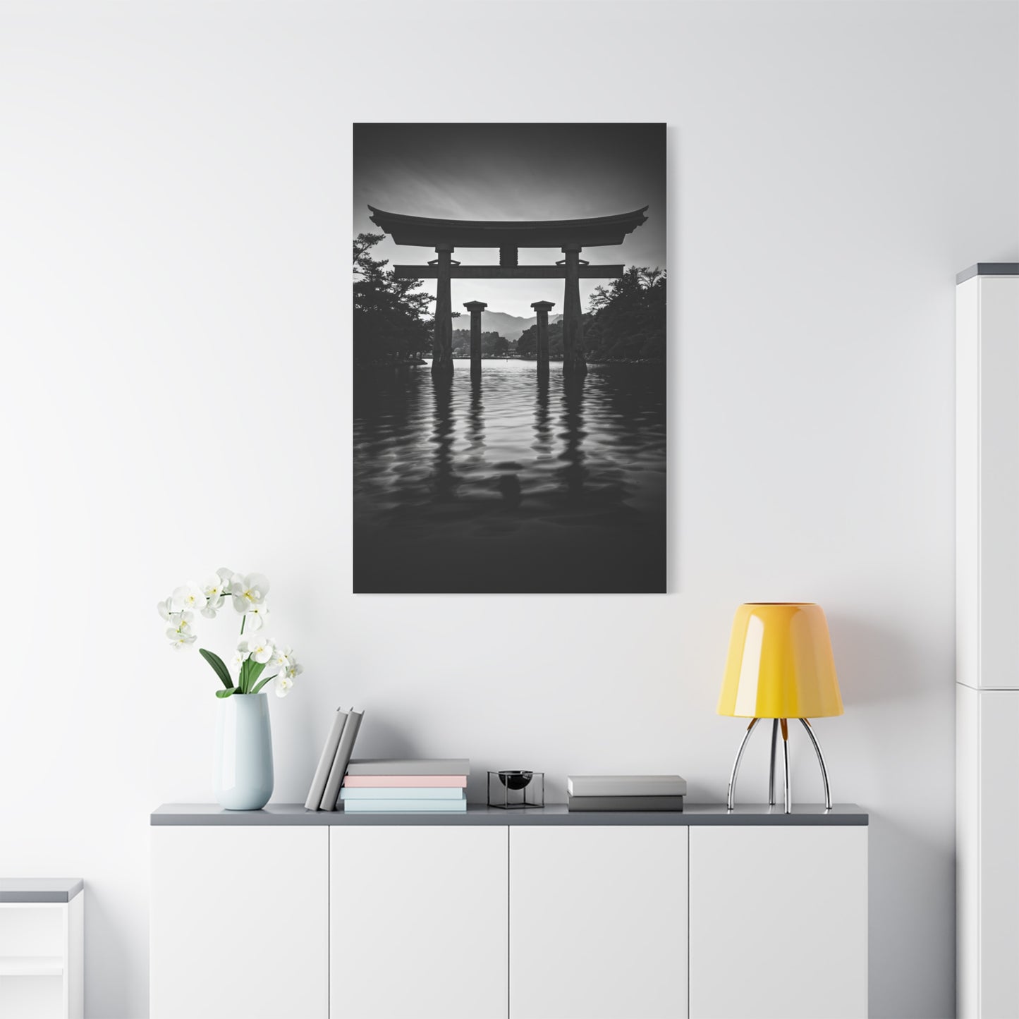 Torii Gate Reflection Serenity Wall Art & Canvas Prints