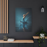 Woman Rising from Water Splash Wall Art & Canvas Prints