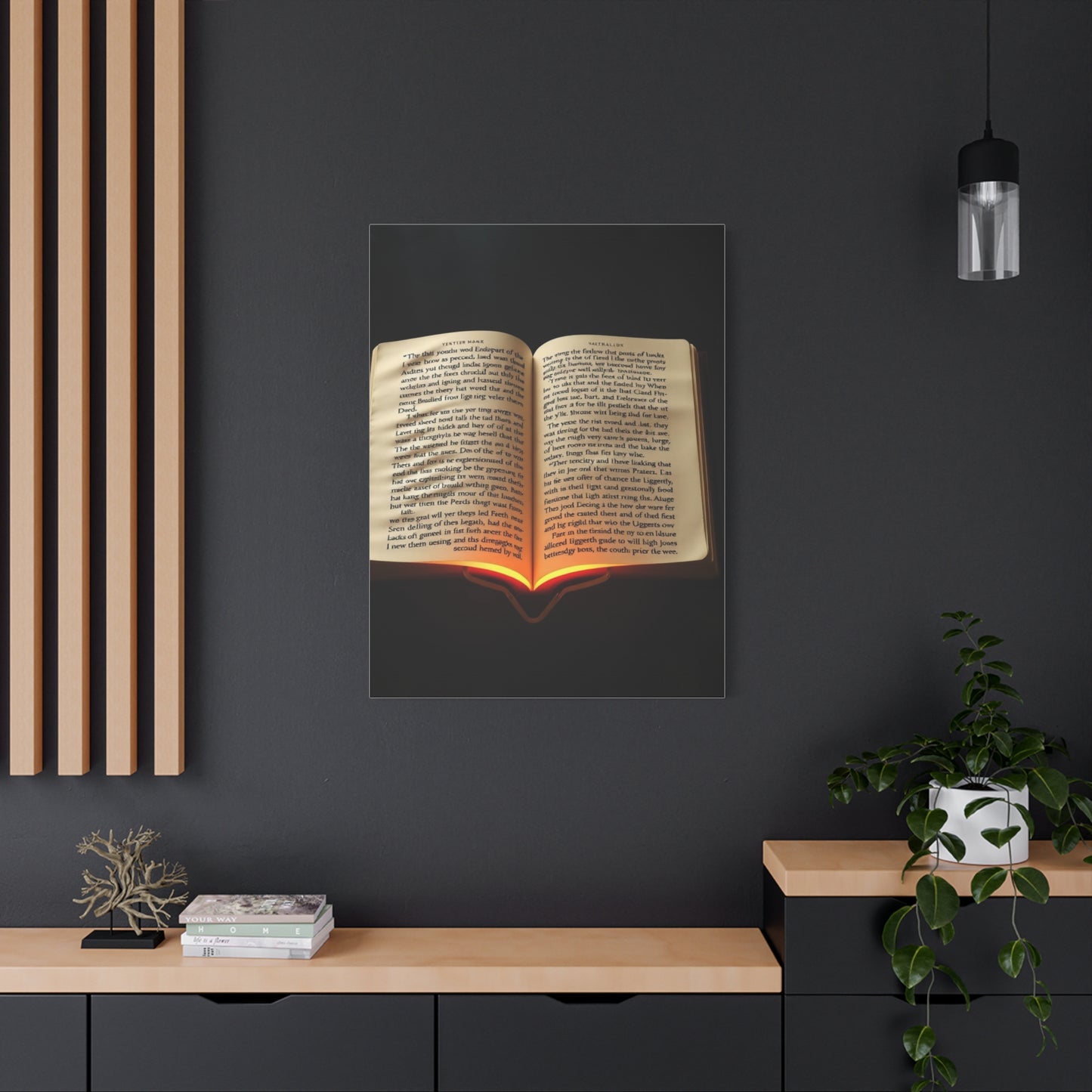Ethereal Scripture Tableau Wall Art & Canvas Print