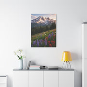 Mount Rainier Wildflower Meadow Wall Art & Canvas Print