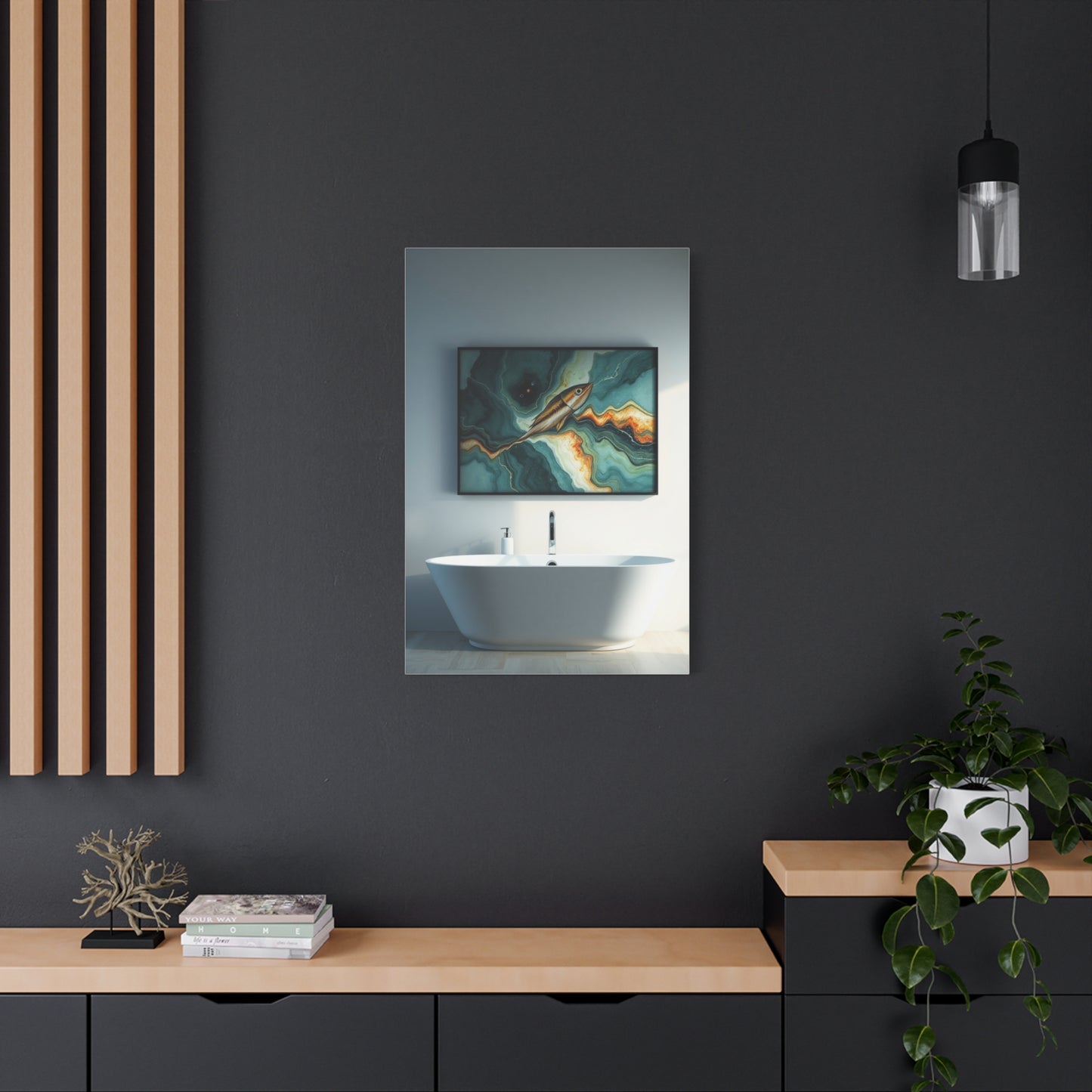 Grandeur Bath Tableau Wall Art & Canvas Print
