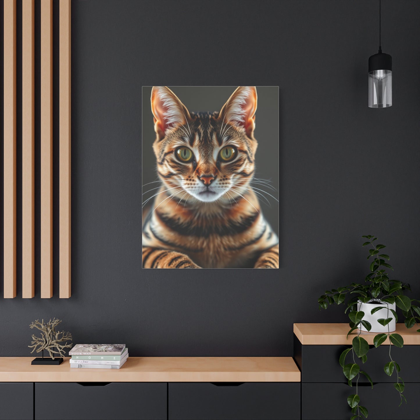 Tabby Cat Art Supreme Canvas Wall Art & Canvas Print