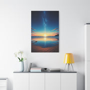 Starry Horizon Sunset Reflection Wall Art & Canvas Prints