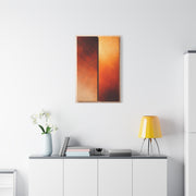 Golden Hour Diptych Color Field Wall Art & Canvas Print