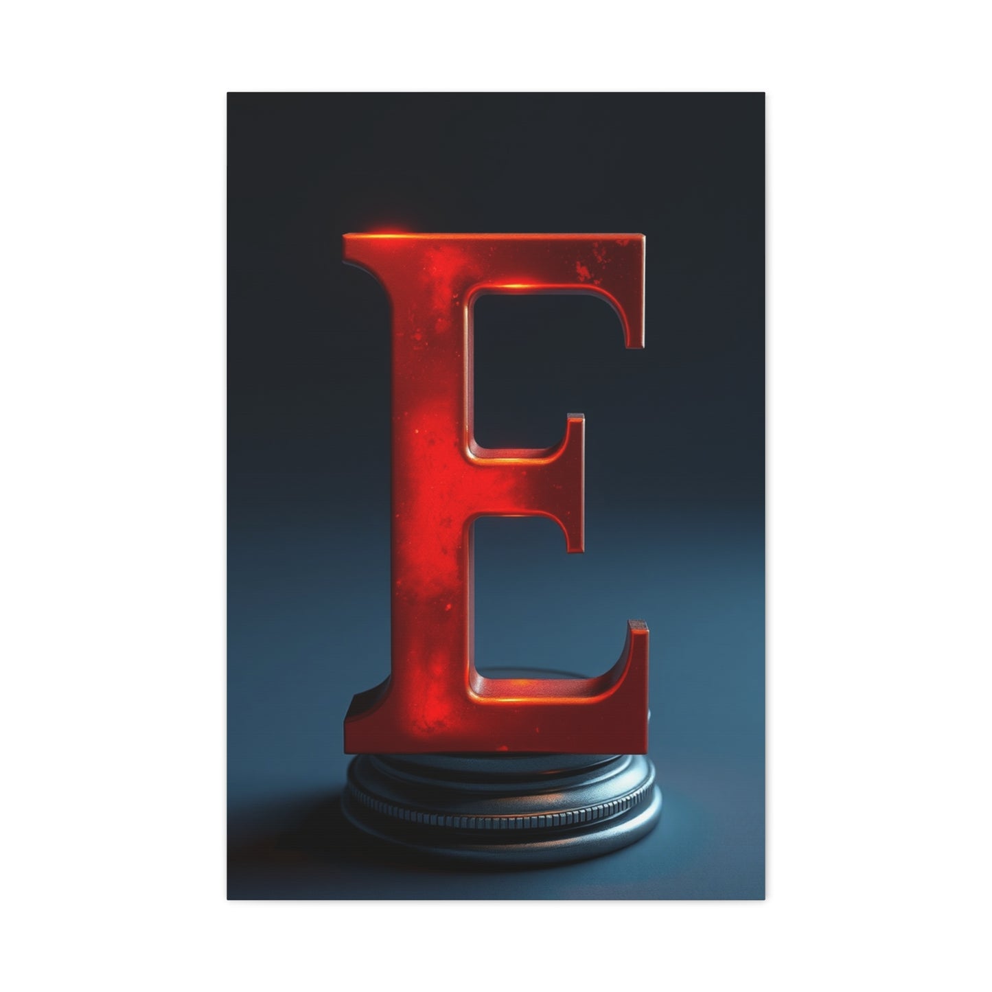 Vision The Letter E - Art Art Wall Art & Canvas Print