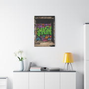 Imagine Graffiti Alley Door Street Wall Art & Canvas Print