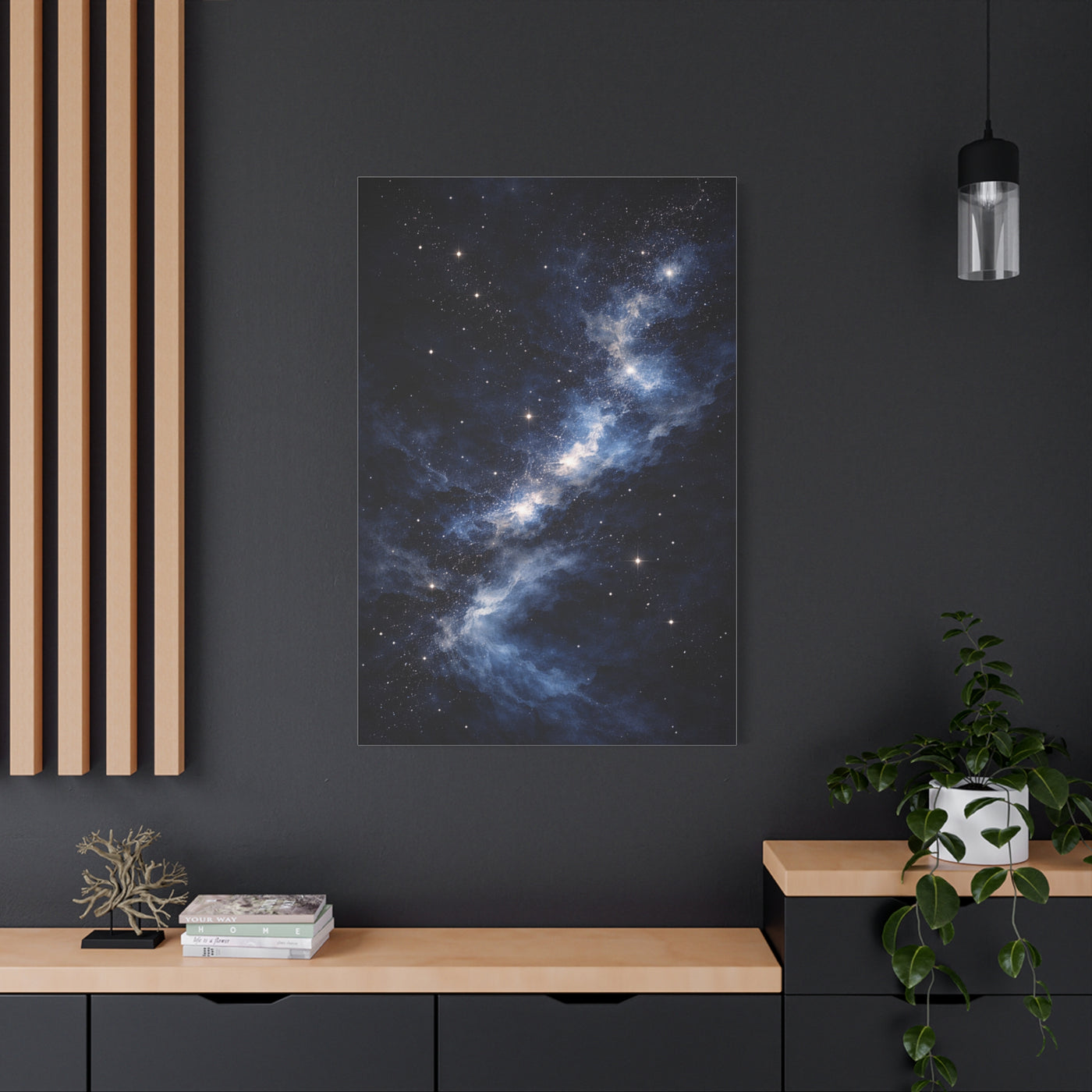Celestial Nebula Drift Wall Art & Canvas Print