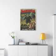 Frankenstein Vintage Movie Poster Wall Art & Canvas Print