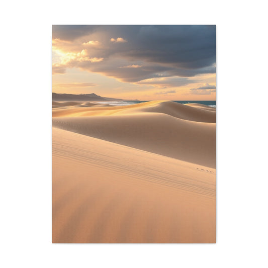 Coastal Sand Dunes Art Supreme Canvas Wall Art & Canvas Print