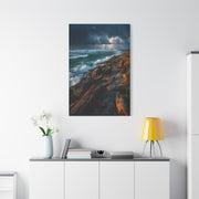 Storm Coast Driftwood Shoreline Wall Art & Canvas Print
