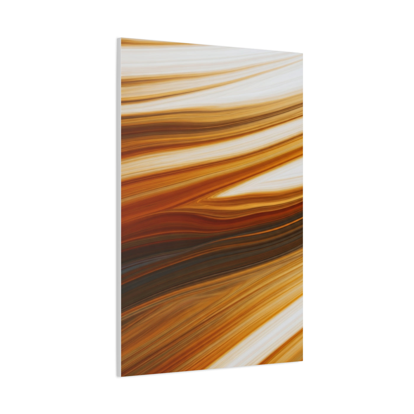 Golden Earth Wave Abstract Wall Art & Canvas Prints