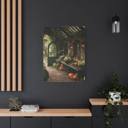 Autumn Greenhouse Harvest Scene Wall Art & Canvas Print