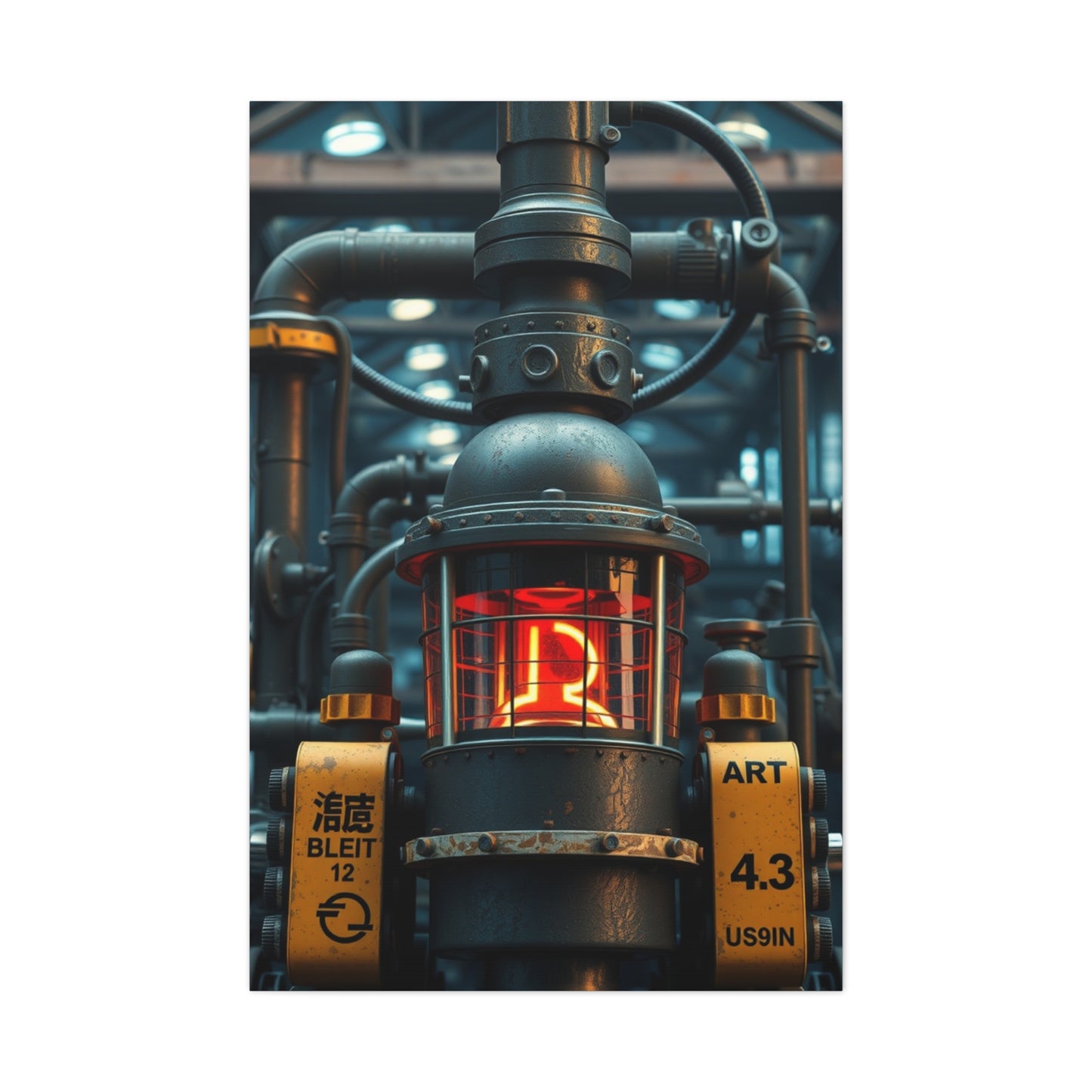 Masterpiece Industrial Art Vision Wall Art & Canvas Print