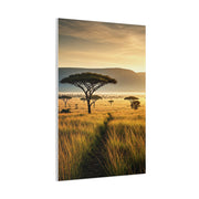 Golden Savannah Acacia Tree Horizon Wall Art & Canvas Prints