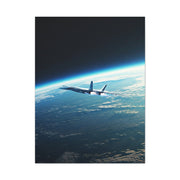 High-Altitude Spaceplane Earth Orbit Wall Art & Canvas Prints