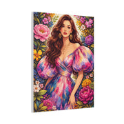 Fashion-Forward Feminine Floral Wall Art & Canvas Print