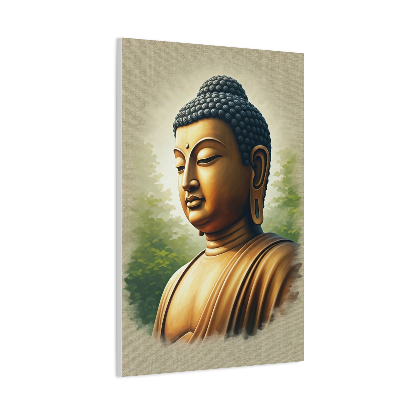Peaceful Buddha Side Profile Wall Art & Canvas Prints