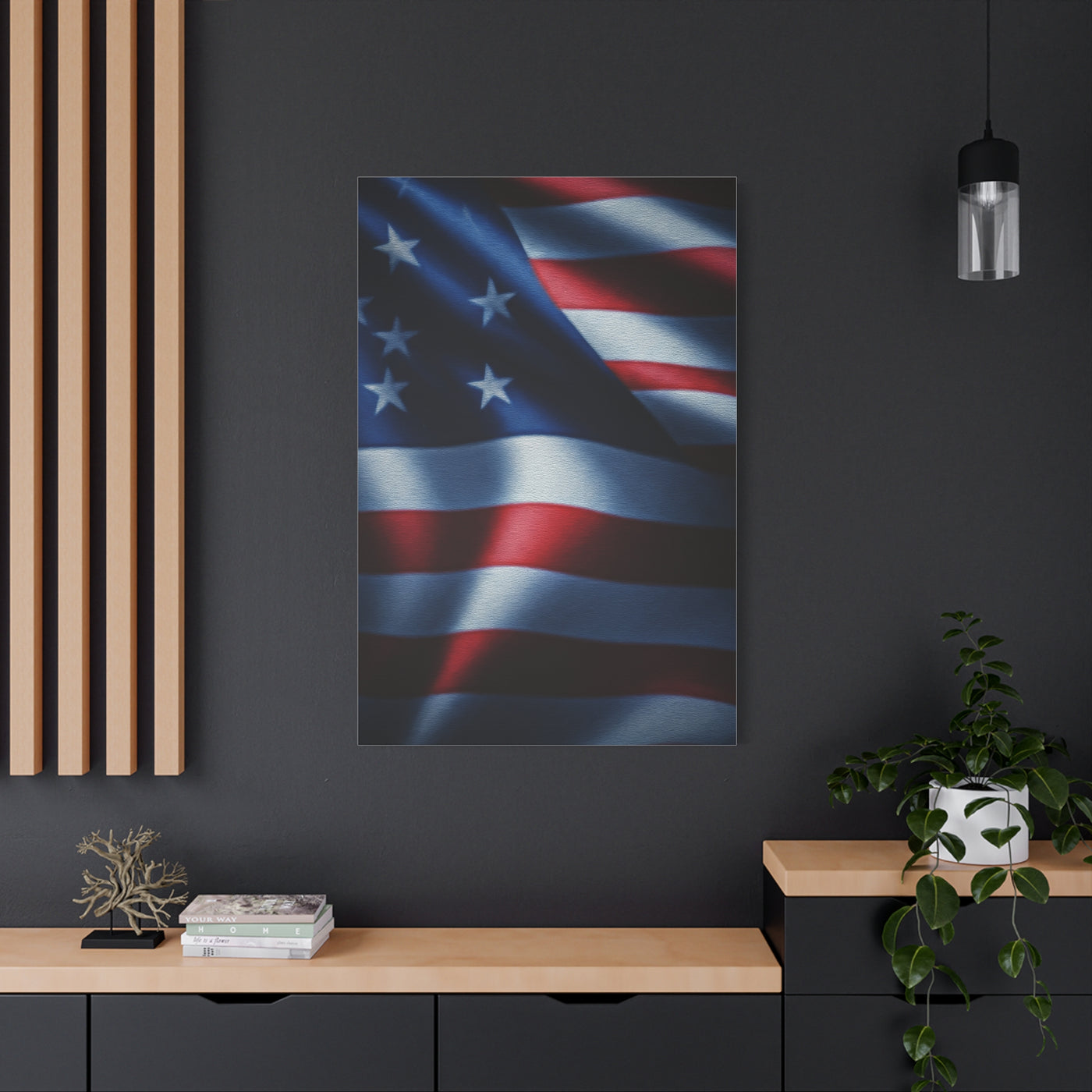 Stars and Stripes Sunset Horizon Wall Art & Canvas Prints