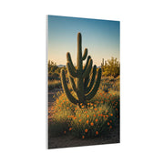 Wildflower Desert Saguaro Garden Wall Art & Canvas Prints