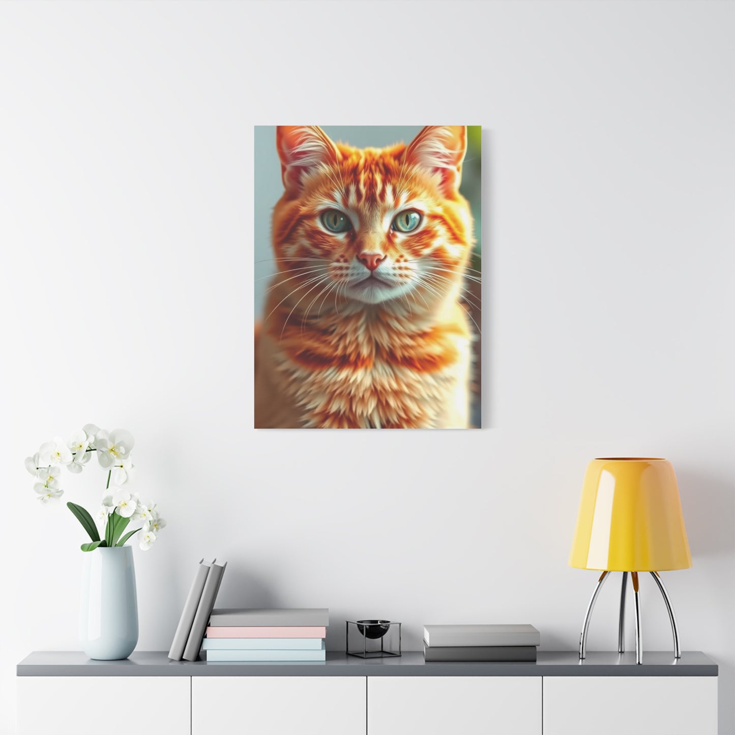 Orange Cat Art Supreme Canvas Wall Art & Canvas Print