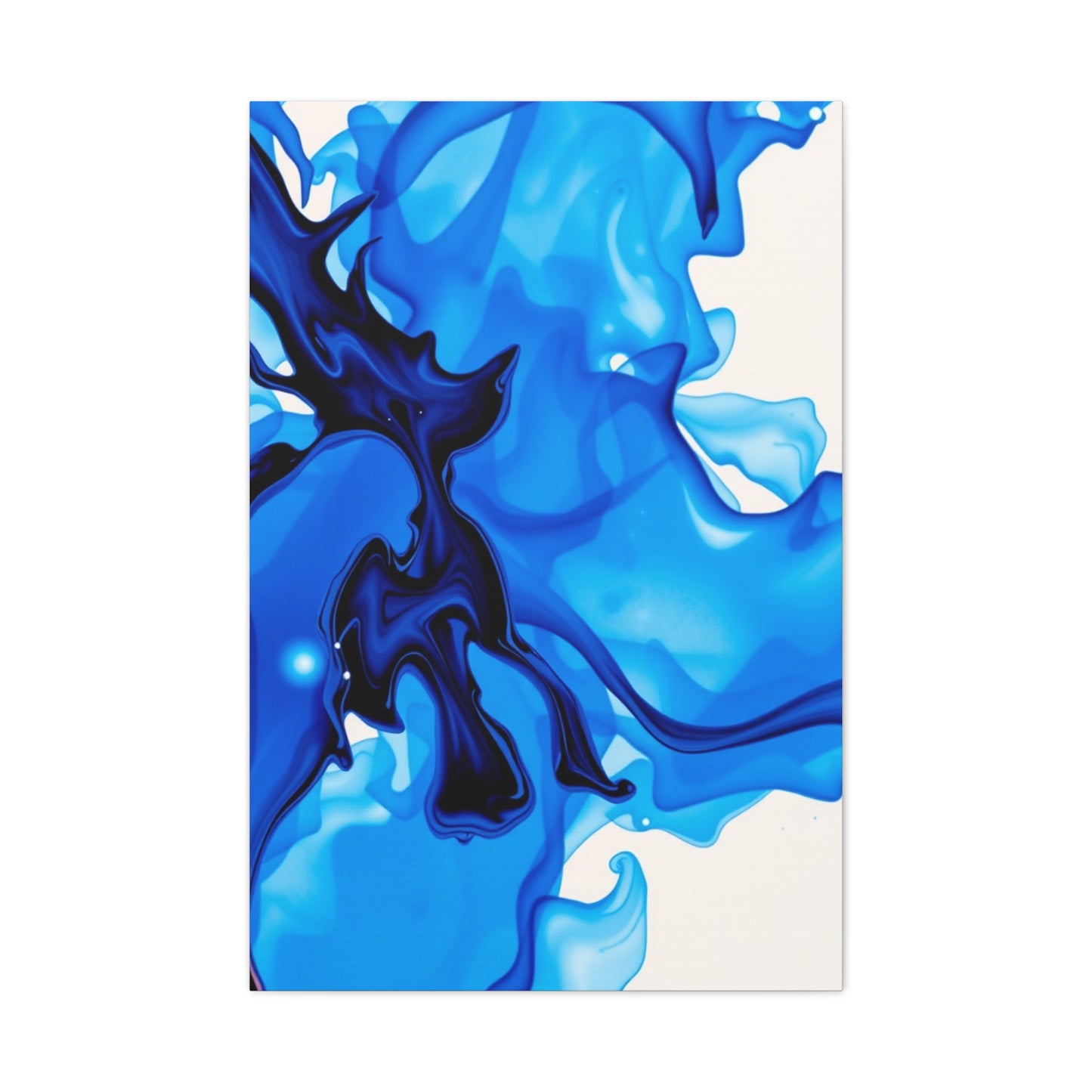 Supreme Collection Blue Abstract Art Wall Art & Canvas Print