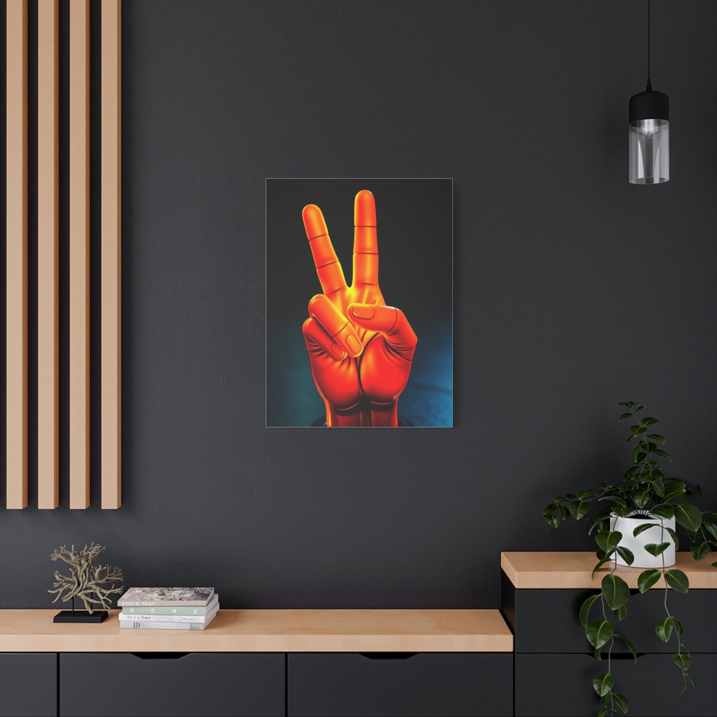 Elite Peace Sign Art Vision Wall Art & Canvas Print