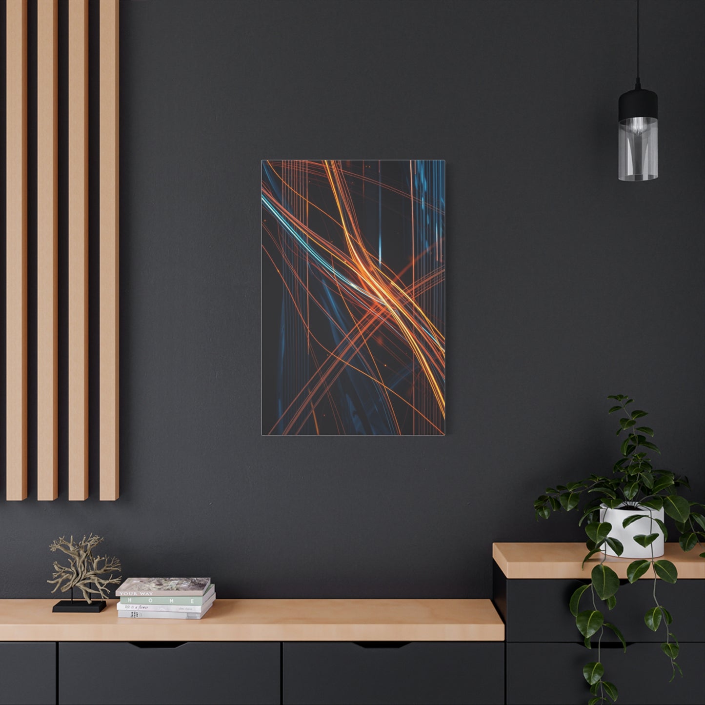Linear Abstract Art Luxury Canvas Wall Art & Canvas Print