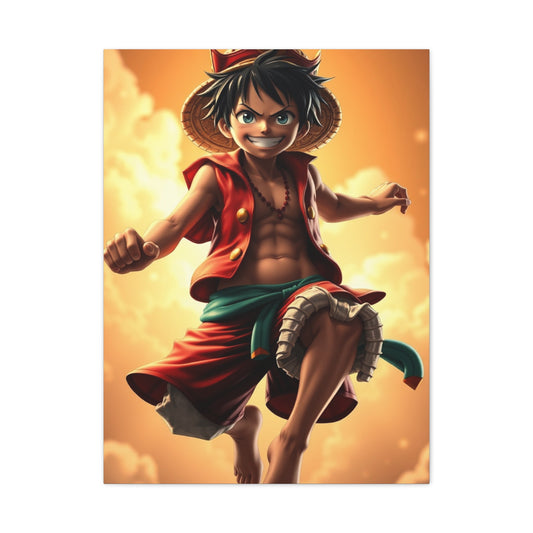 Monkey D. Luffy Art Canvas Art 1 Wall Art & Canvas Print