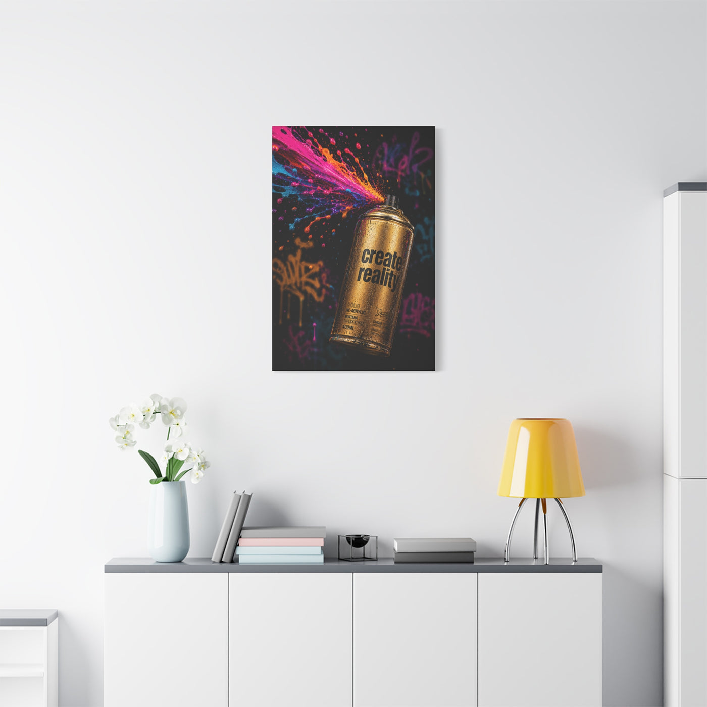 Urban Spray Burst Graffiti Street Wall Art & Canvas Print