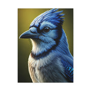 Blue Jay Majesty Portrait Wall Art & Canvas Prints