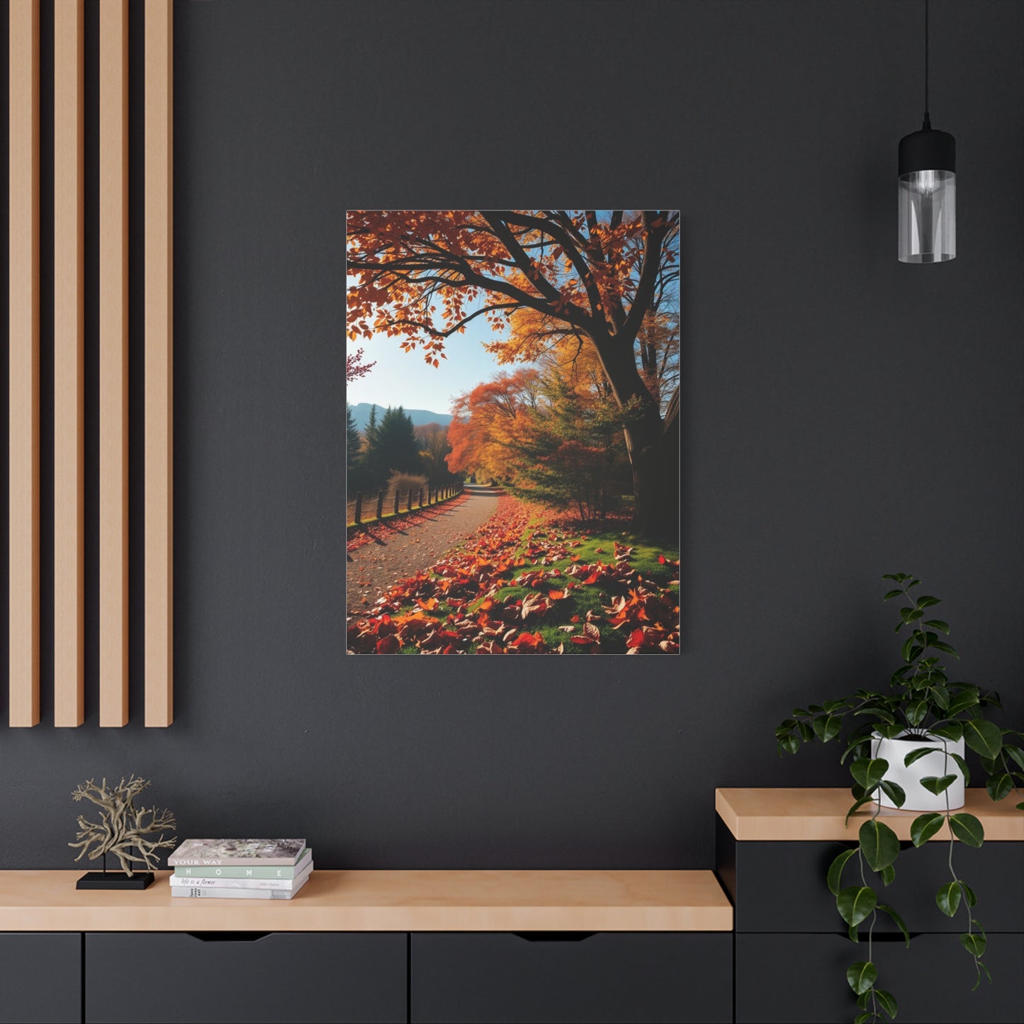 Golden Foliage Reverie Wall Art & Canvas Print