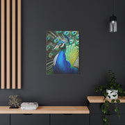 Vibrant Peacock Portrait Wall Art & Canvas Prints