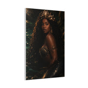 Regal Ocean Queen Mermaid Portrait Wall Art & Canvas Print
