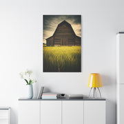 Weathered Barn in Tall Green Fields Wall Art & Canvas Prints
