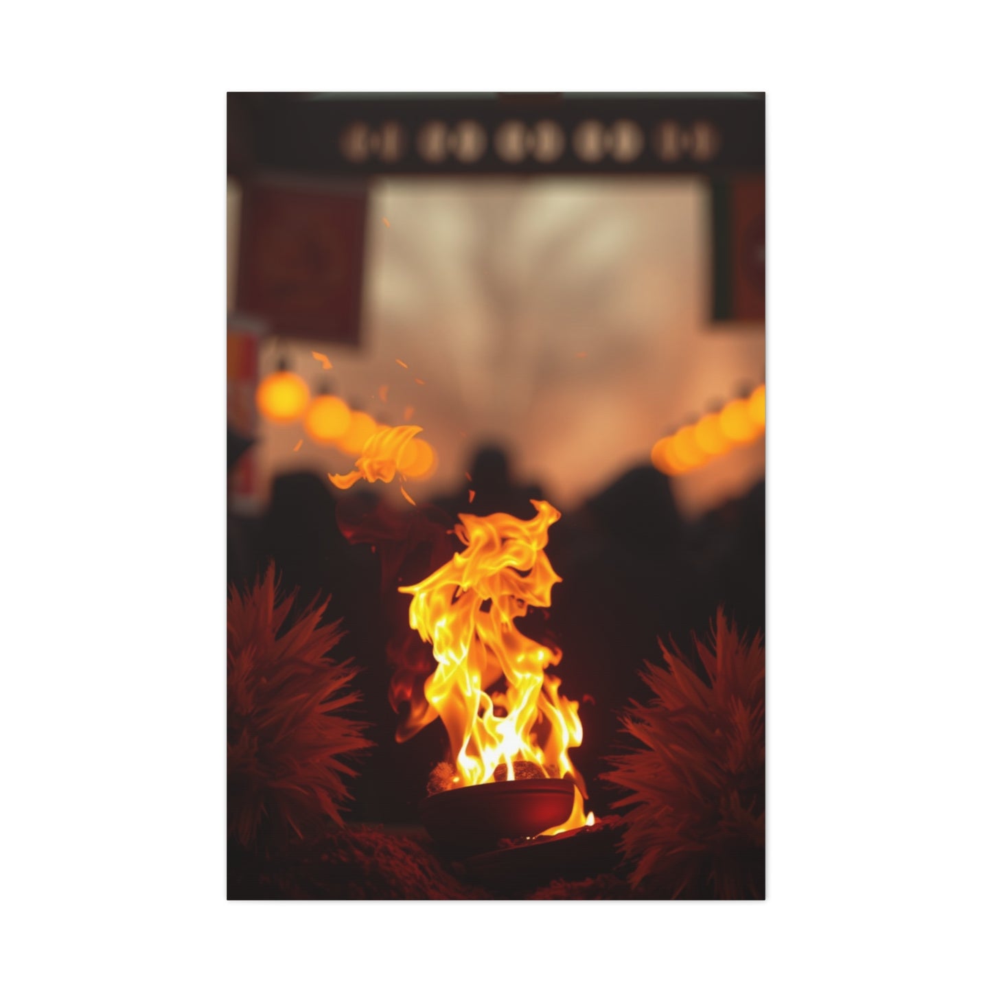 Golden Luster Creation Wall Art & Canvas Print