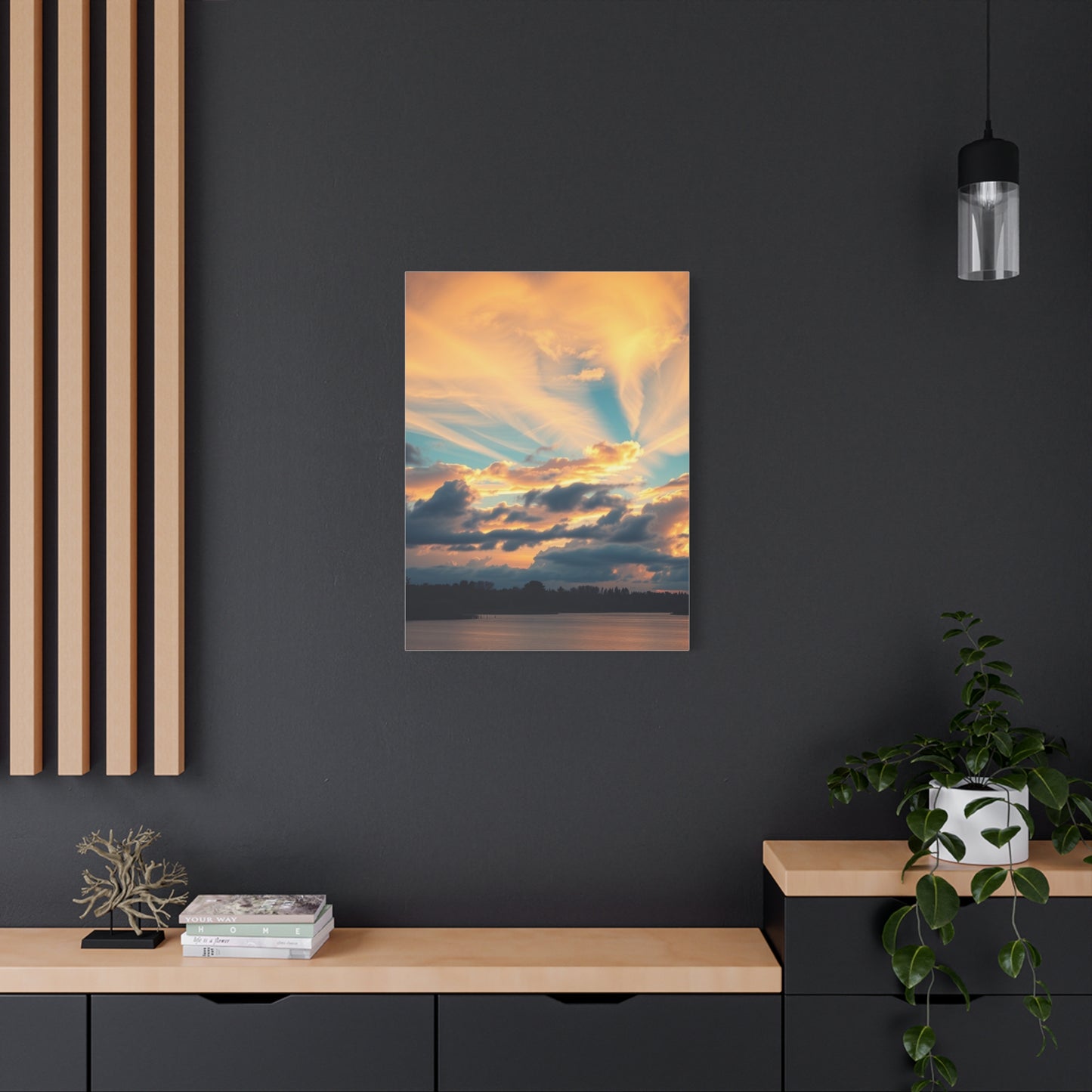 Michigan Sky Media Art Luxury Canvas Wall Art & Canvas Print