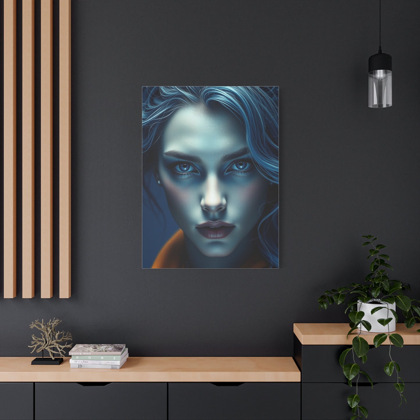Blue Velvet Vision Wall Art & Canvas Print