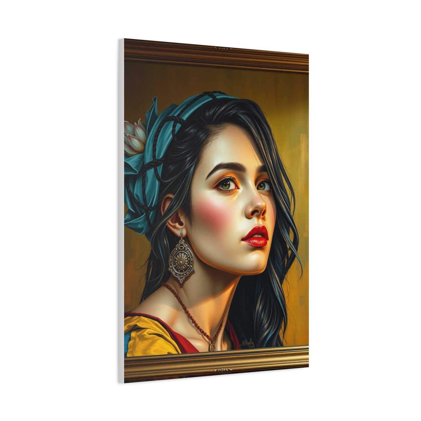Gilded Brushwork Elegance