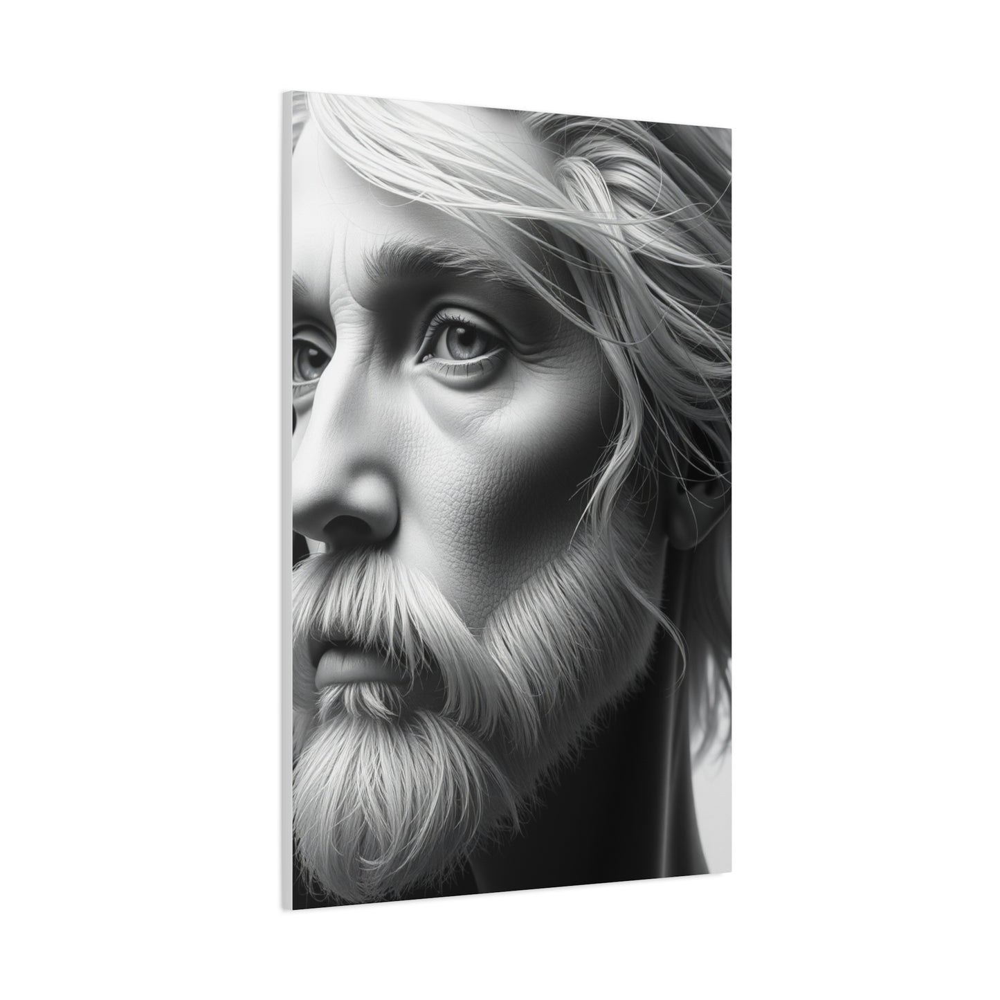 Gray & White Art Luxury Canvas Wall Art & Canvas Print