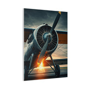 Vintage Prop Engine Close-Up Wall Art & Canvas Prints