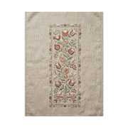 Rustic Folk Botanical Embroidery Strip Wall Art & Canvas Print