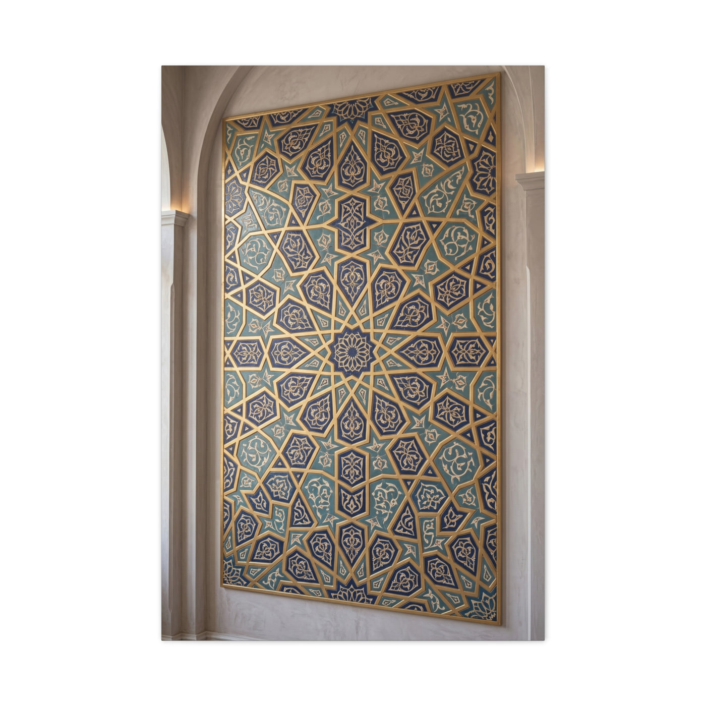 Islamic Geometric Star Pattern Wall Art & Canvas Print
