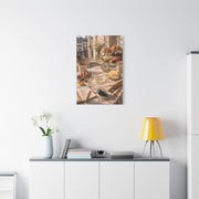 Parisian Marble Pastry Station Wall Art & Canvas Print