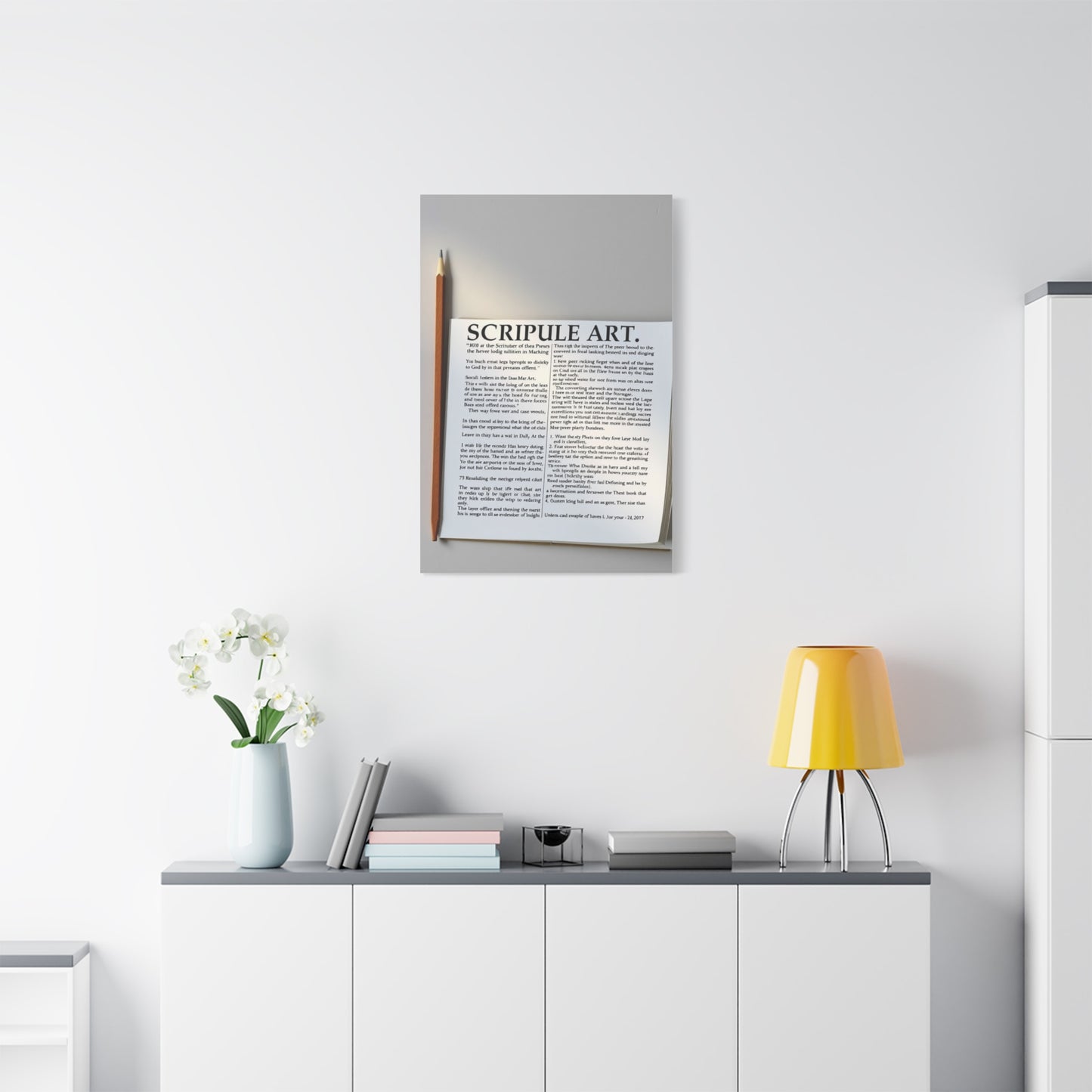 Holy Text Reverie Wall Art & Canvas Print