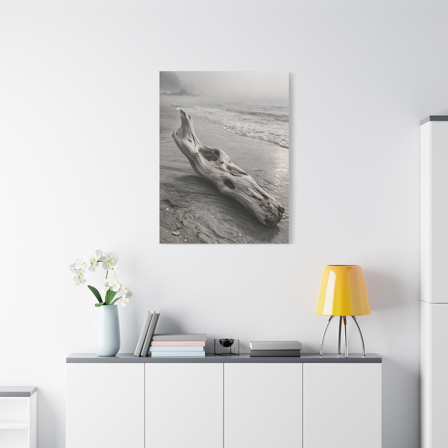 Driftwood Coastal Minimal Wall Art & Canvas Print