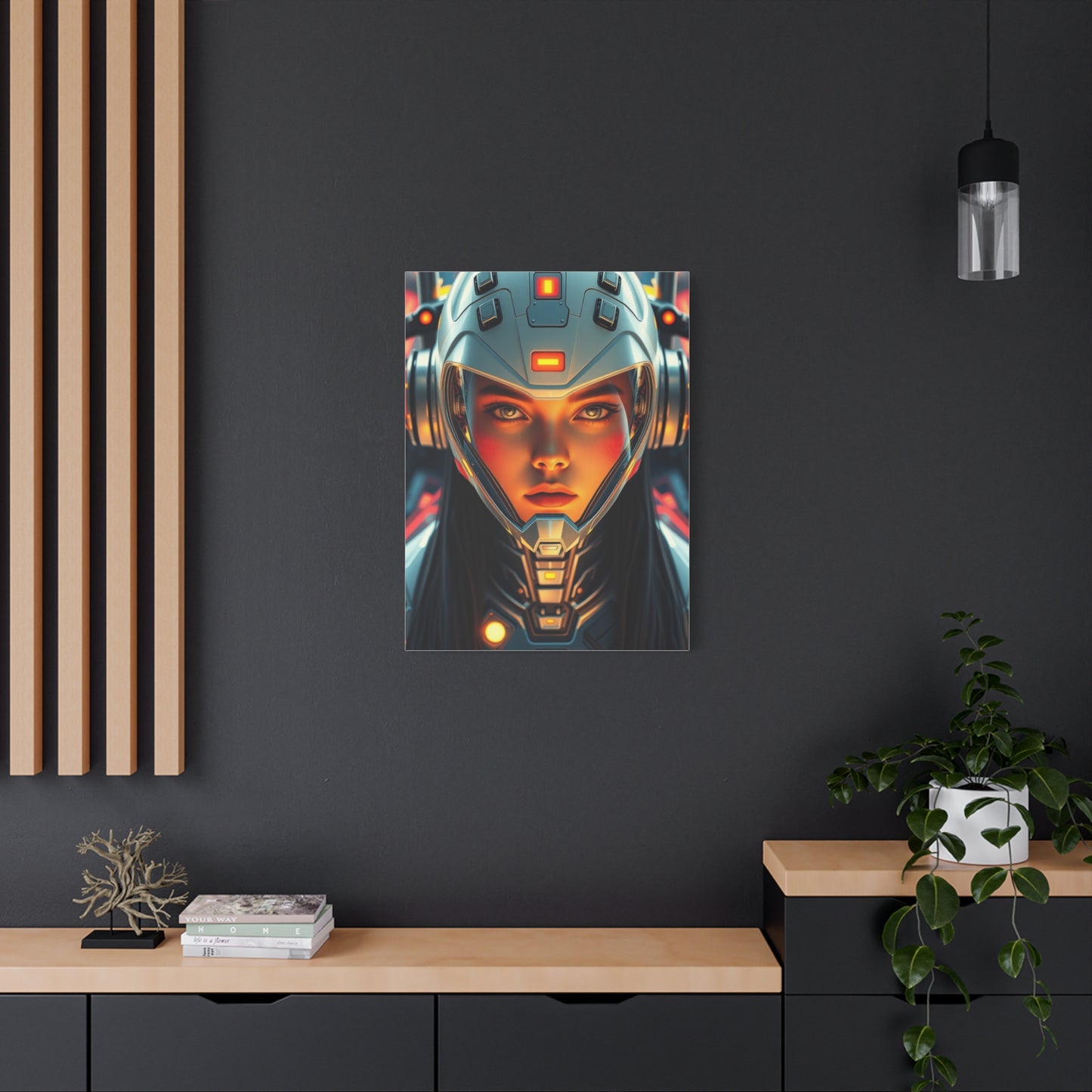 Vision Futuristic Art Art Wall Art & Canvas Print